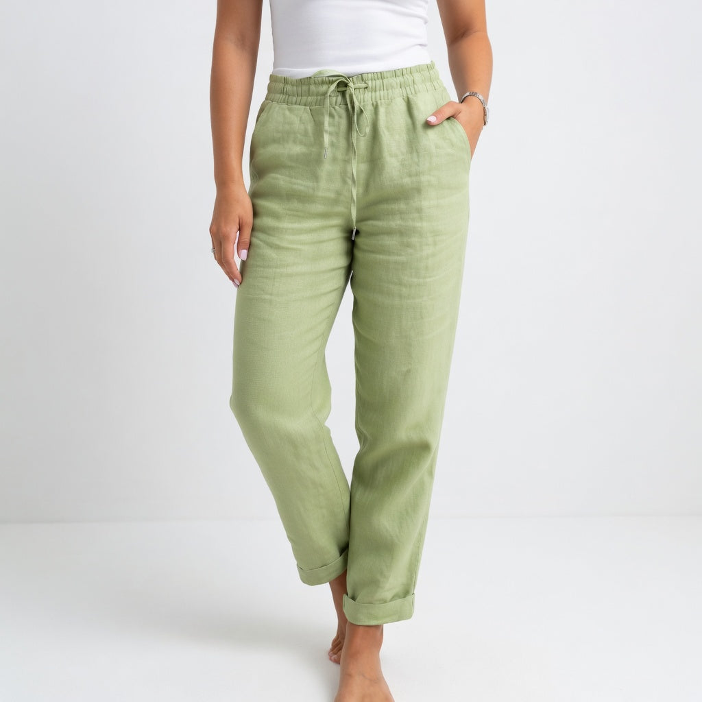 Albertine™ — Pantalones de algodón 100 %, de corte fluido y gran comodidad