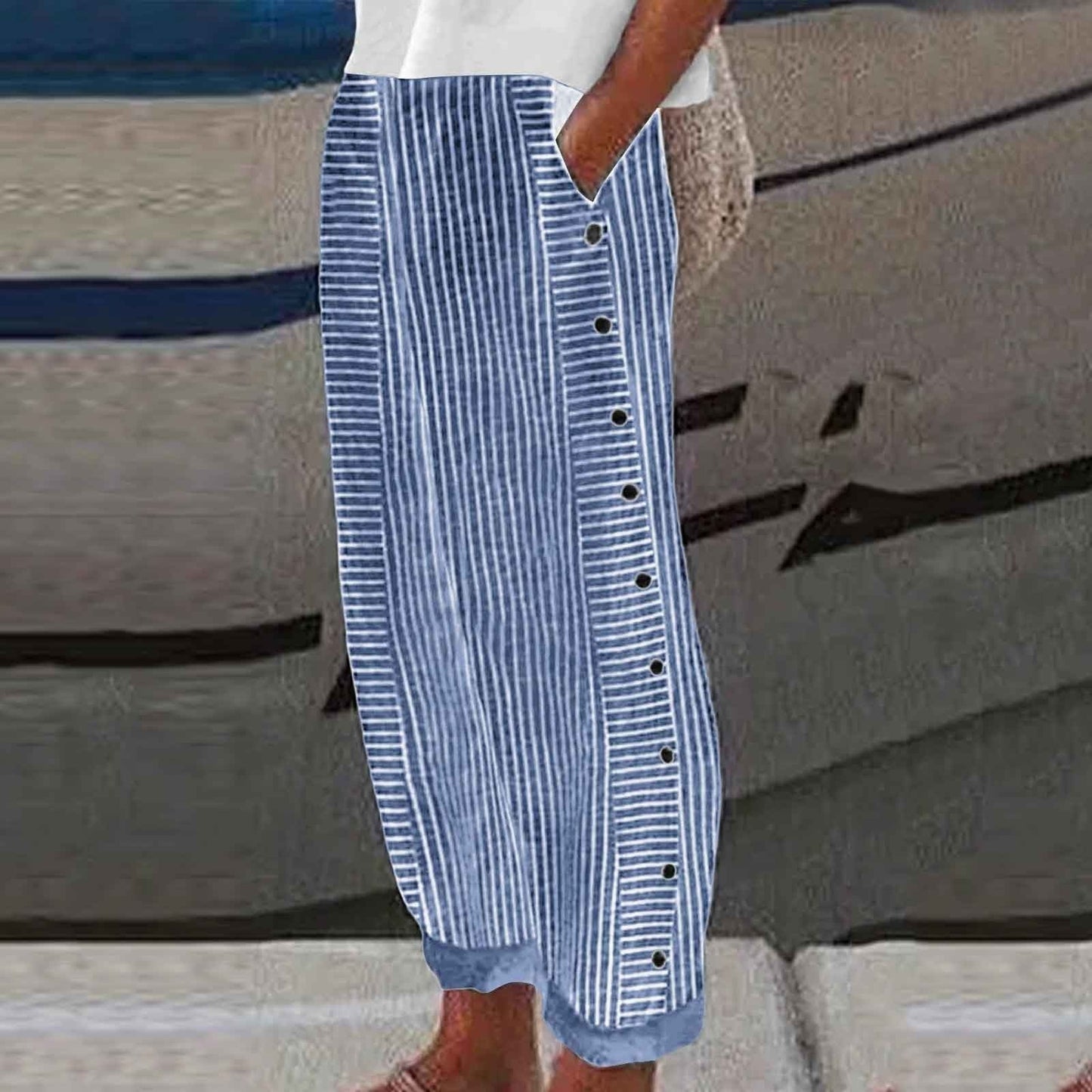 Pantalón fluido que estiliza – cómodo y perfecto para verano