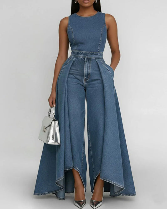 Alicia| Vestido Vaquero Elegante