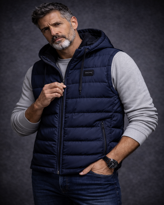 Rike| Chaleco con capucha