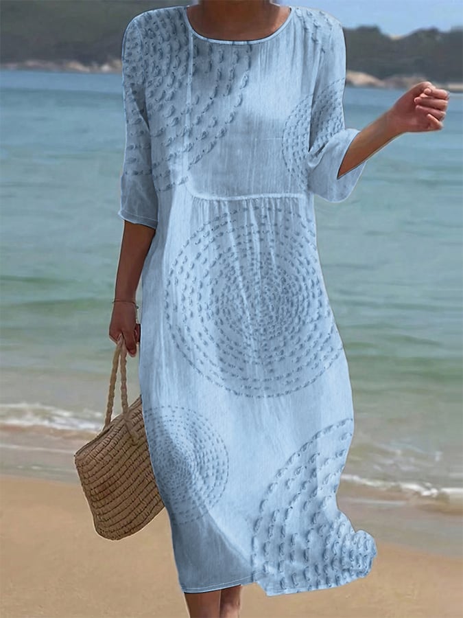 Améliane™ — Elegante vestido midi con delicados detalles