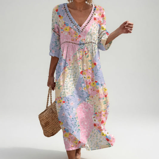 Lysiane™ — Vestido floral de corte fluido con un aire veraniego