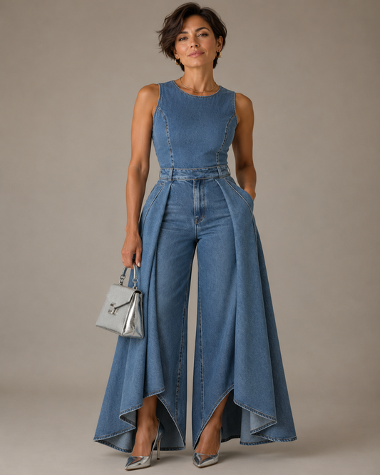 Alicia| Vestido Vaquero Elegante