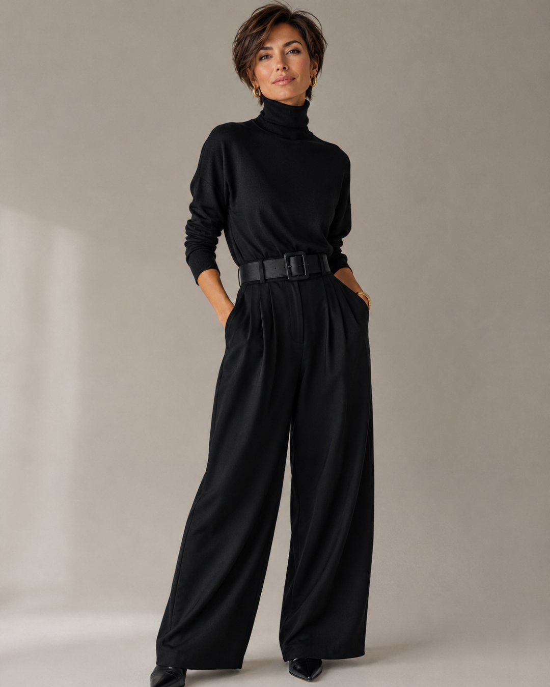 Criss| Mono Elegante Con Cuello Alto