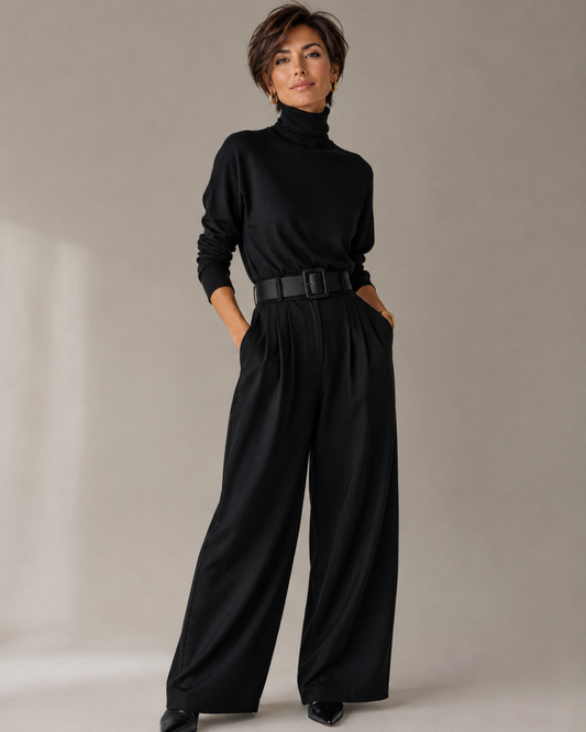 Criss| Mono Elegante Con Cuello Alto