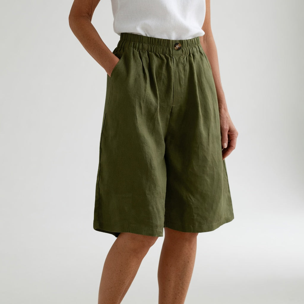 Wandeline™ — Pantalones cortos holgados con cintura elástica.
