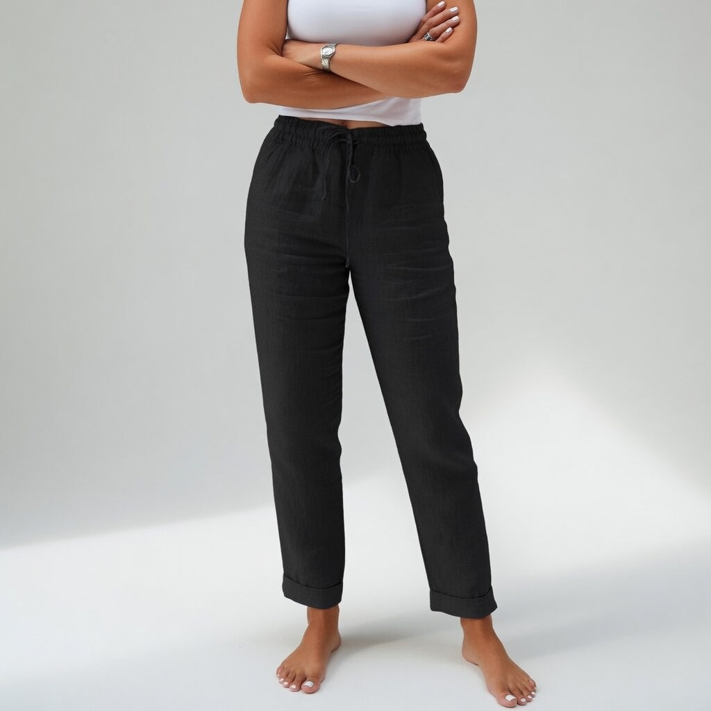 Albertine™ — Pantalones de algodón 100 %, de corte fluido y gran comodidad