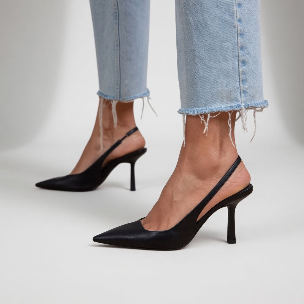 Élissane™ — Zapatos de tacón abiertos, elegantes, femeninos y ergonómicos