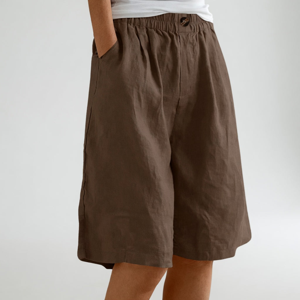 Wandeline™ — Pantalones cortos holgados con cintura elástica.