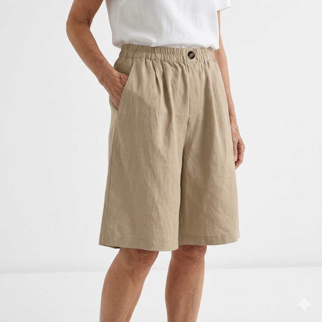 Wandeline™ — Pantalones cortos holgados con cintura elástica.