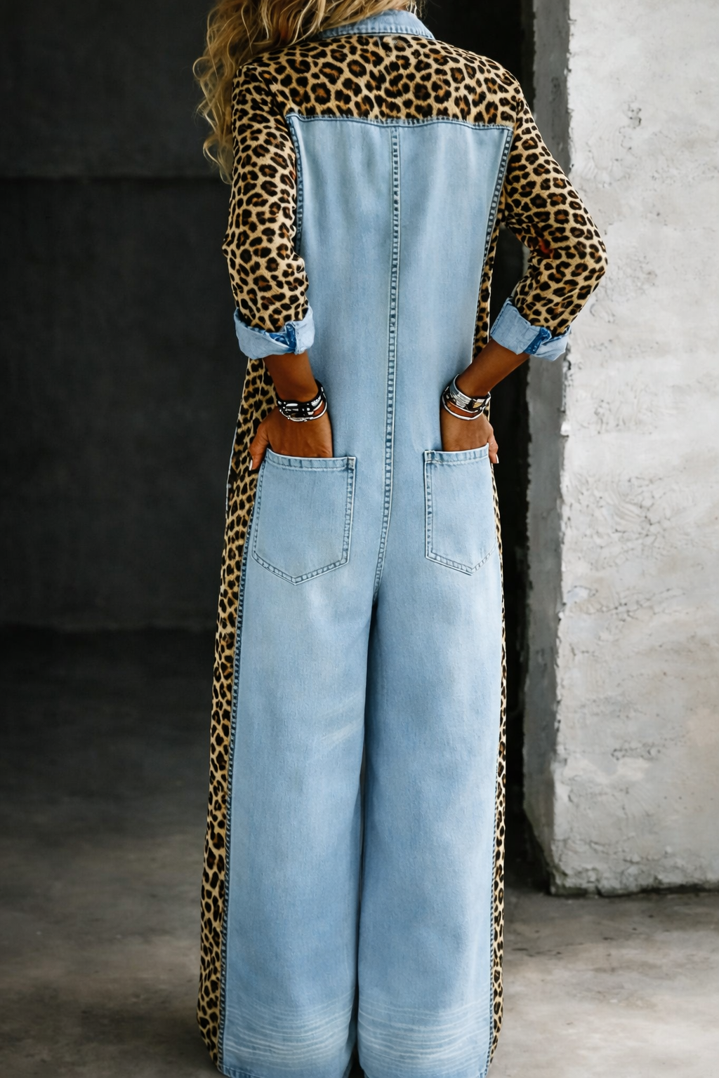 Amanda | Mono de denim de una sola pieza