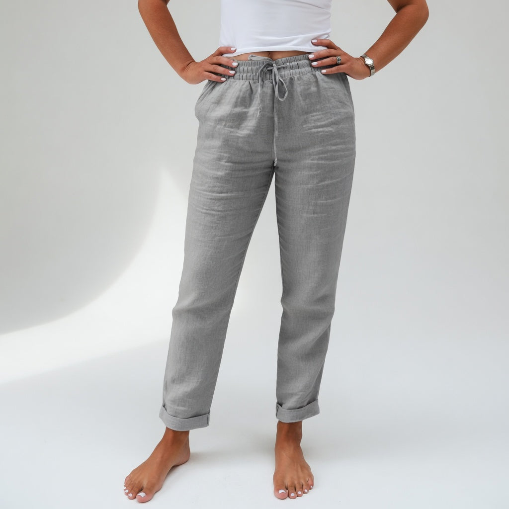 Albertine™ — Pantalones de algodón 100 %, de corte fluido y gran comodidad