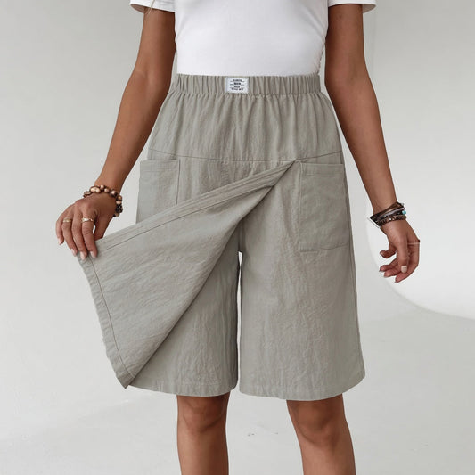 Libertine™ - Falda-pantalón con cintura elástica y bolsillos