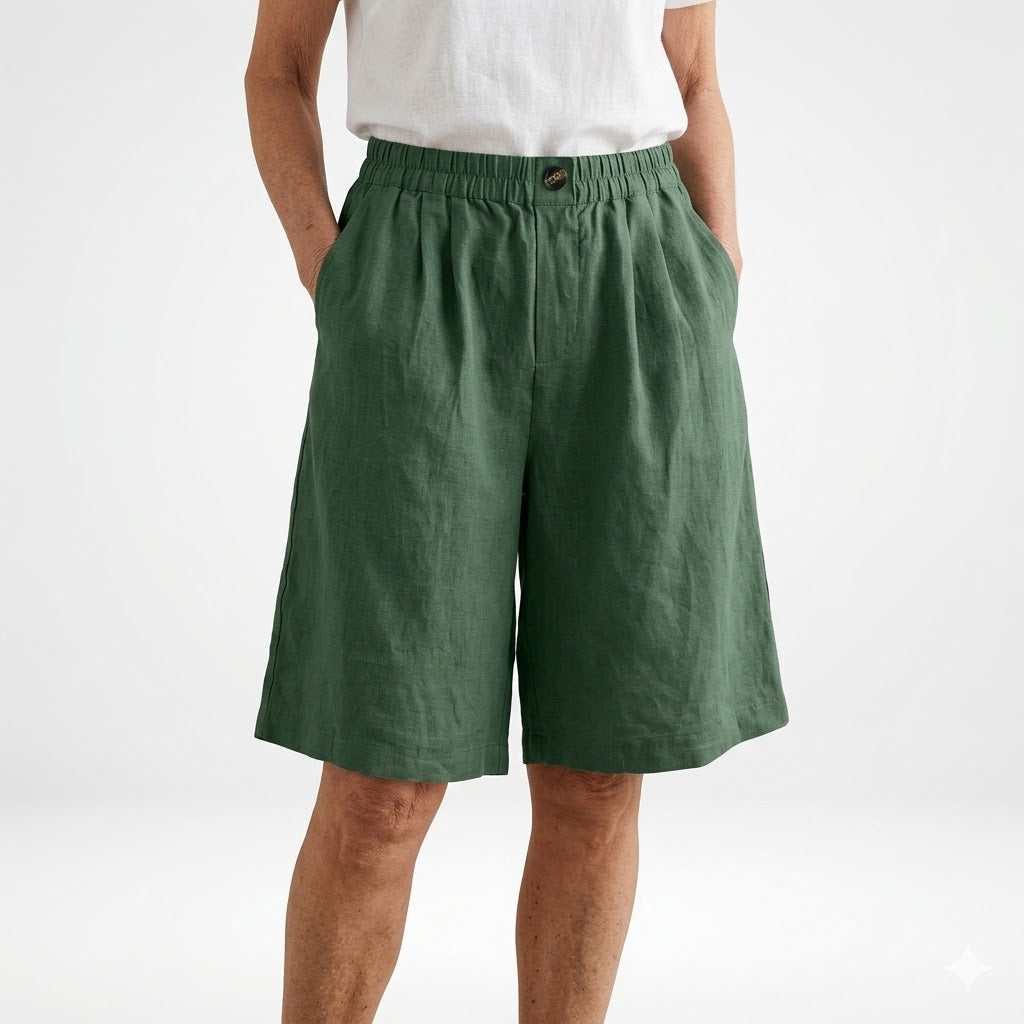 Wandeline™ — Pantalones cortos holgados con cintura elástica.