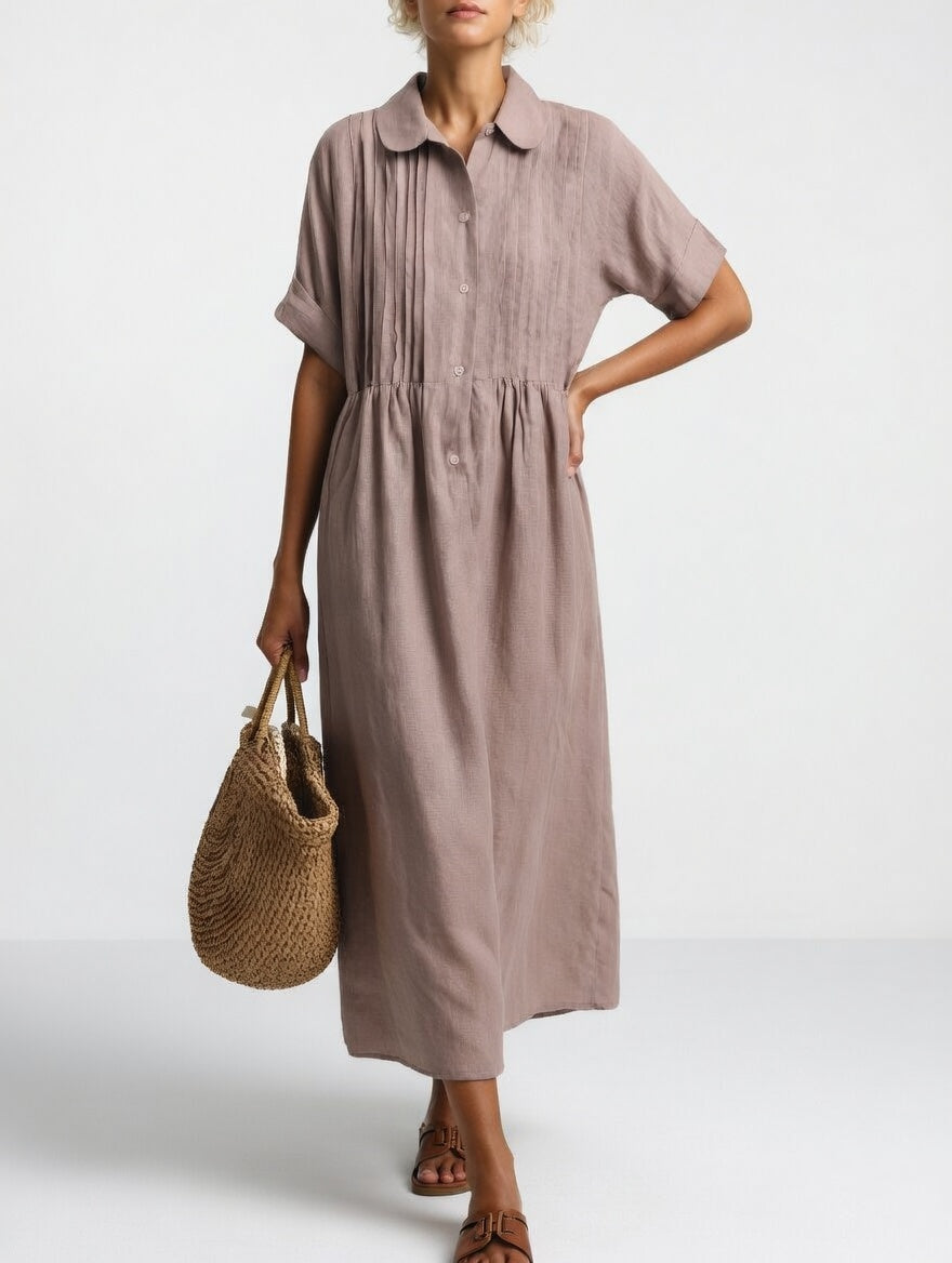 Lysandra™ - Vestido camisero vaporoso de verano