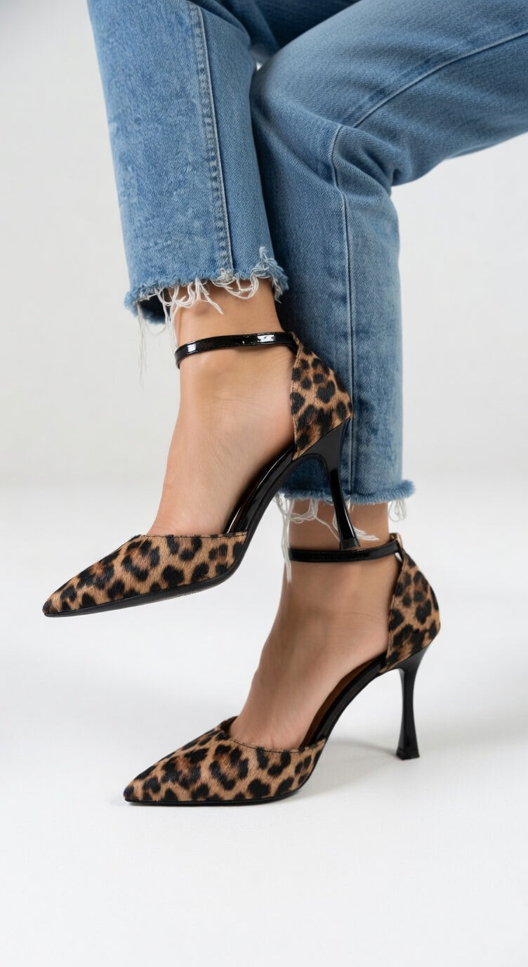 Léontine™ — Zapatos de tacón elegantes, con estampados atrevidos y muy femeninos