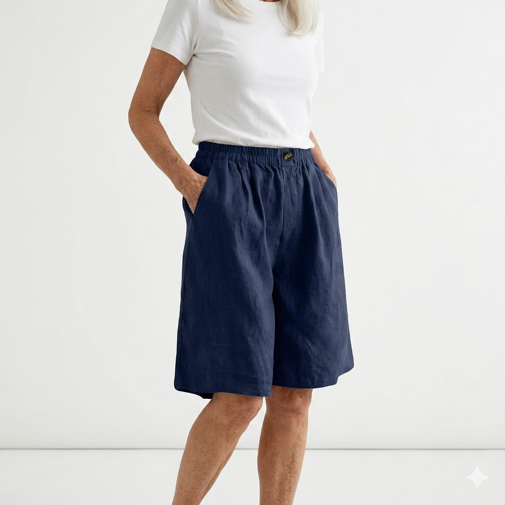 Wandeline™ — Pantalones cortos holgados con cintura elástica.