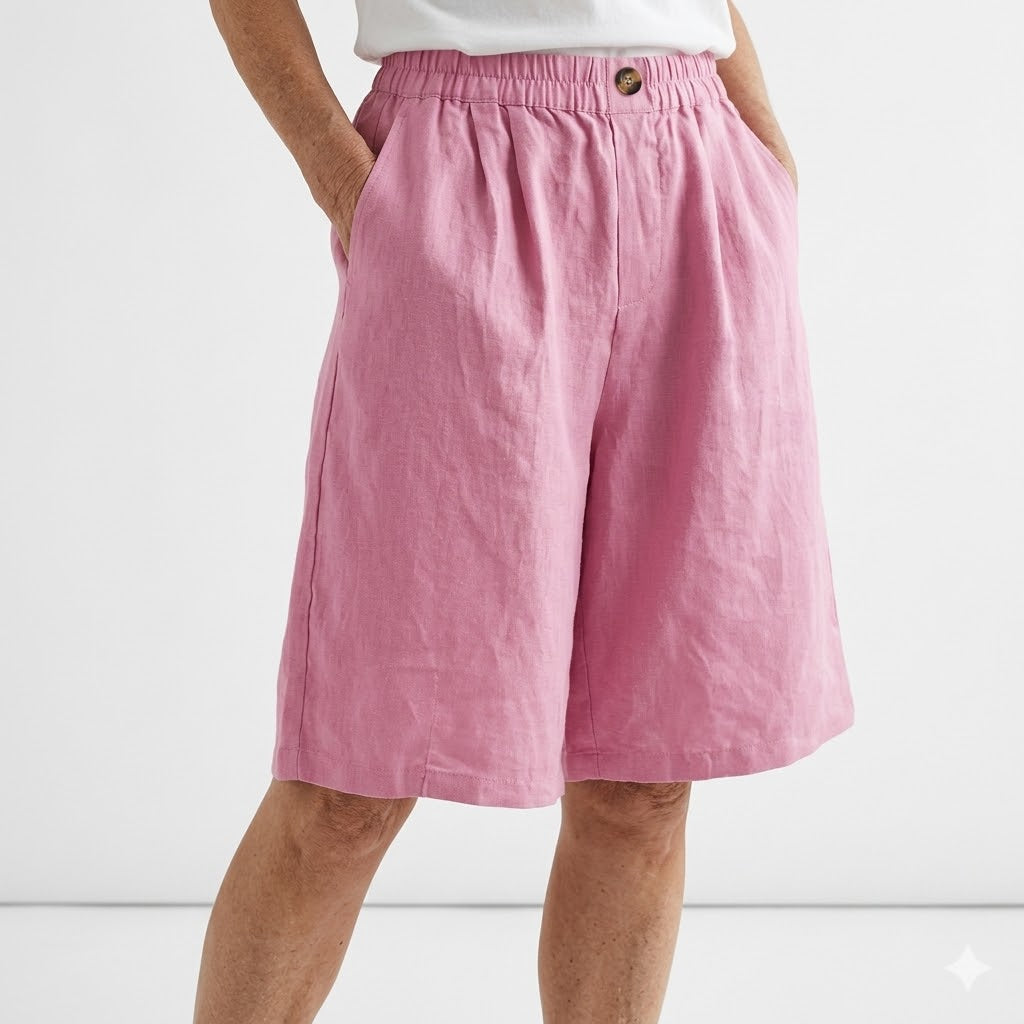 Wandeline™ — Pantalones cortos holgados con cintura elástica.