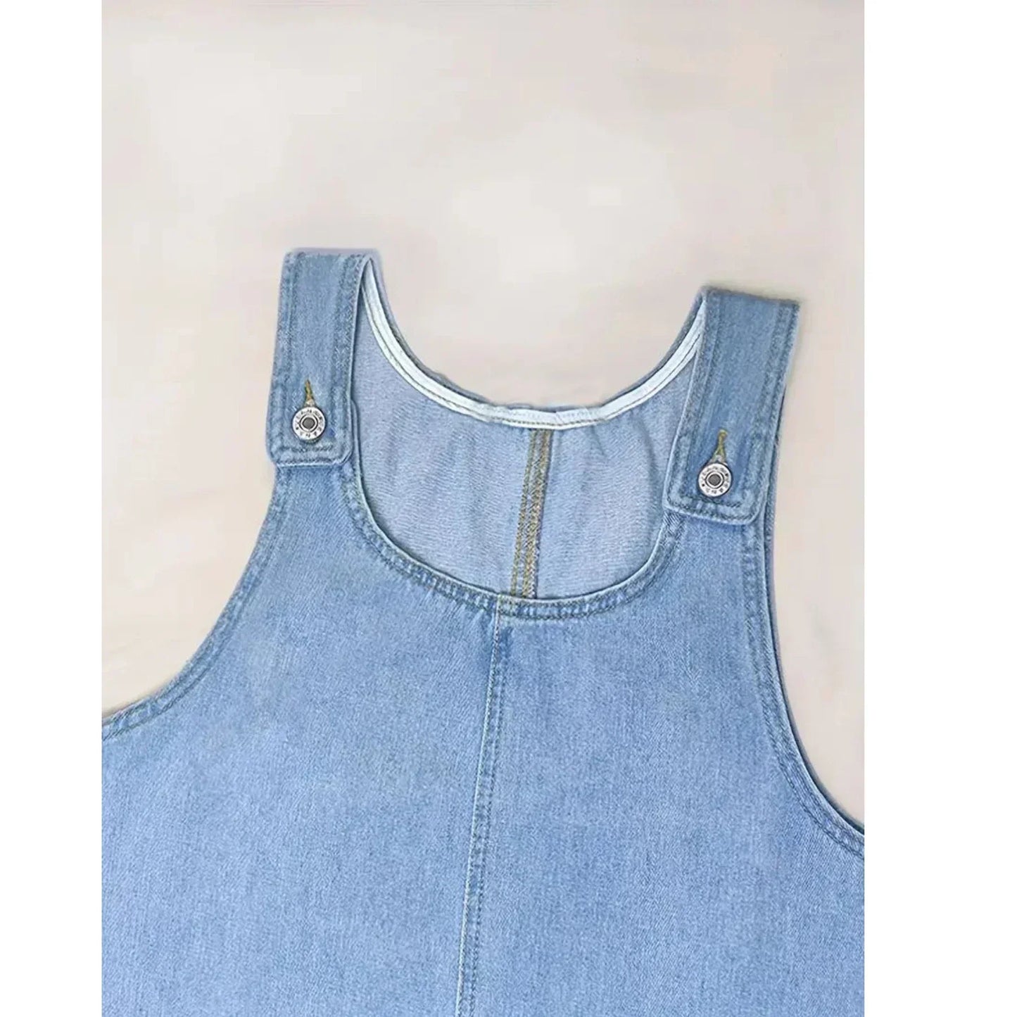Saylor | Vestido informal con efecto vaquero