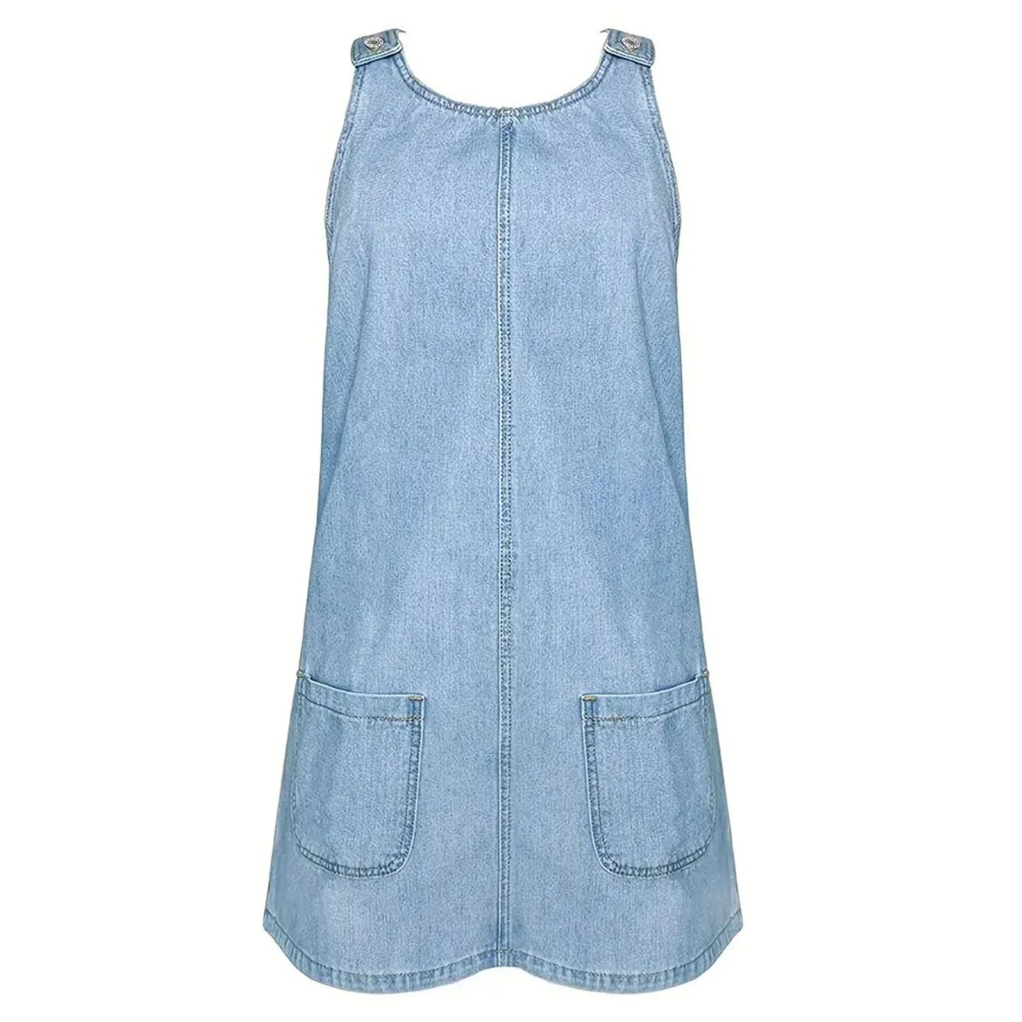 Saylor | Vestido informal con efecto vaquero