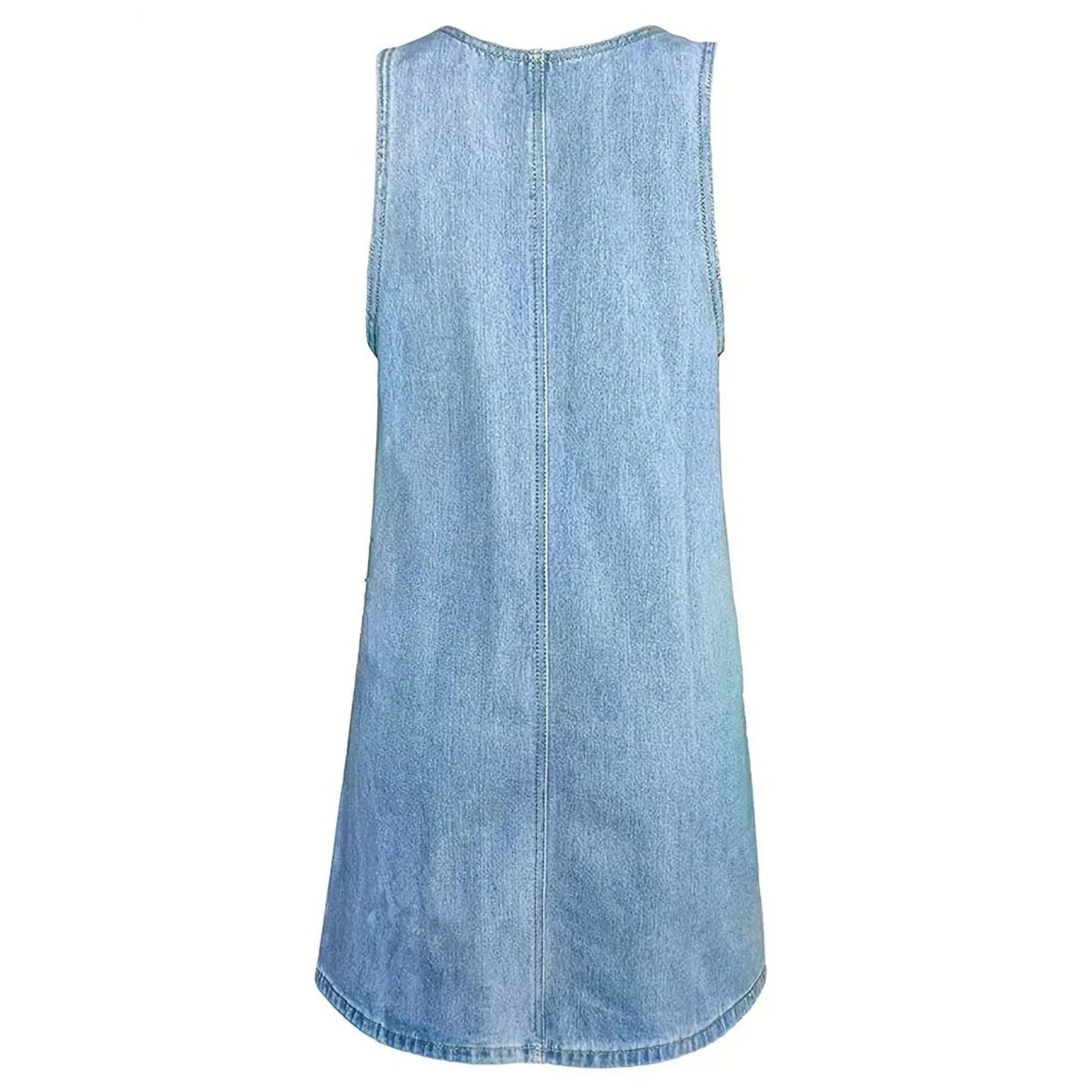 Saylor | Vestido informal con efecto vaquero