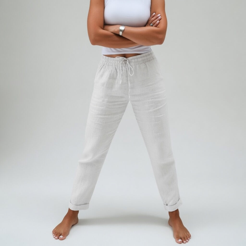 Albertine™ — Pantalones de algodón 100 %, de corte fluido y gran comodidad