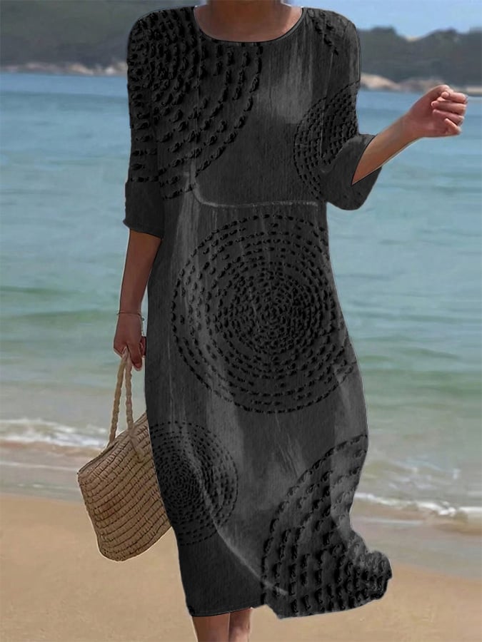 Améliane™ — Elegante vestido midi con delicados detalles