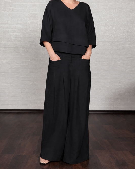 Lisa | Conjunto Fluido De Algodón y Lino