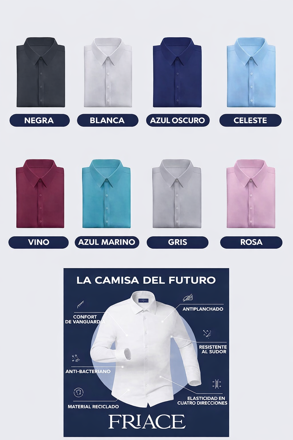Alon| Camisa Para Trabajar Elástica