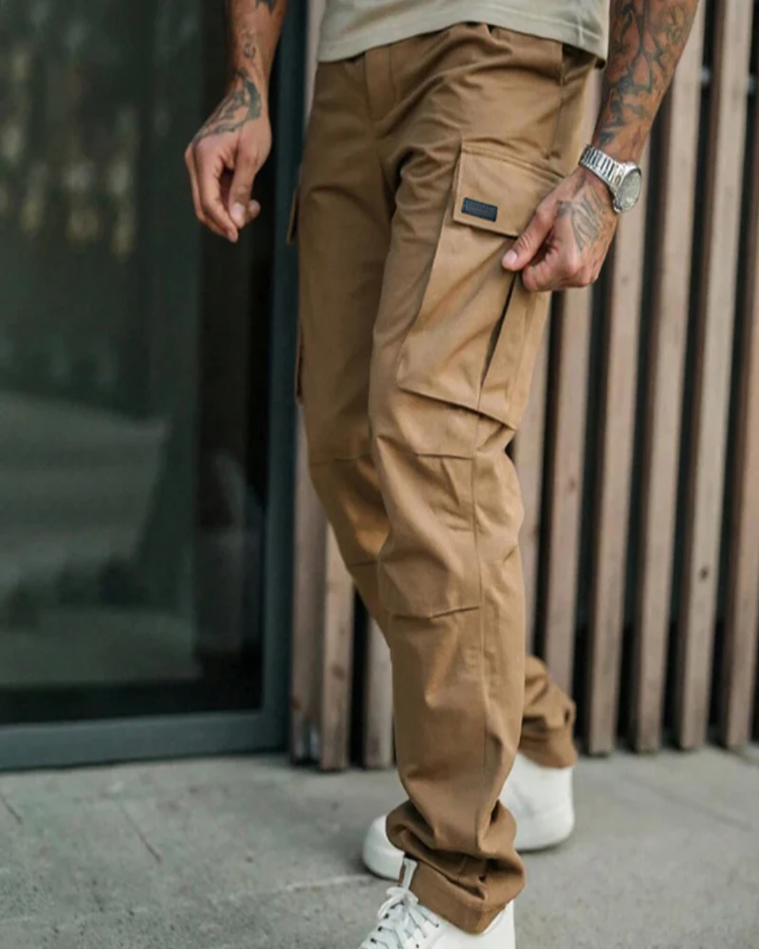 Jake| Pantalones Cargo Con Bolsillos
