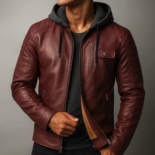 Kev| Chaqueta elegante con capucha
