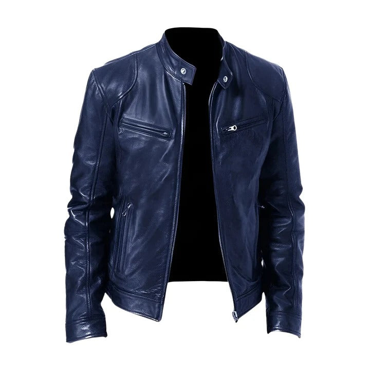 Sony| Chaqueta De Cuero Estilo Moderno