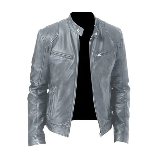 Sony| Chaqueta De Cuero Estilo Moderno