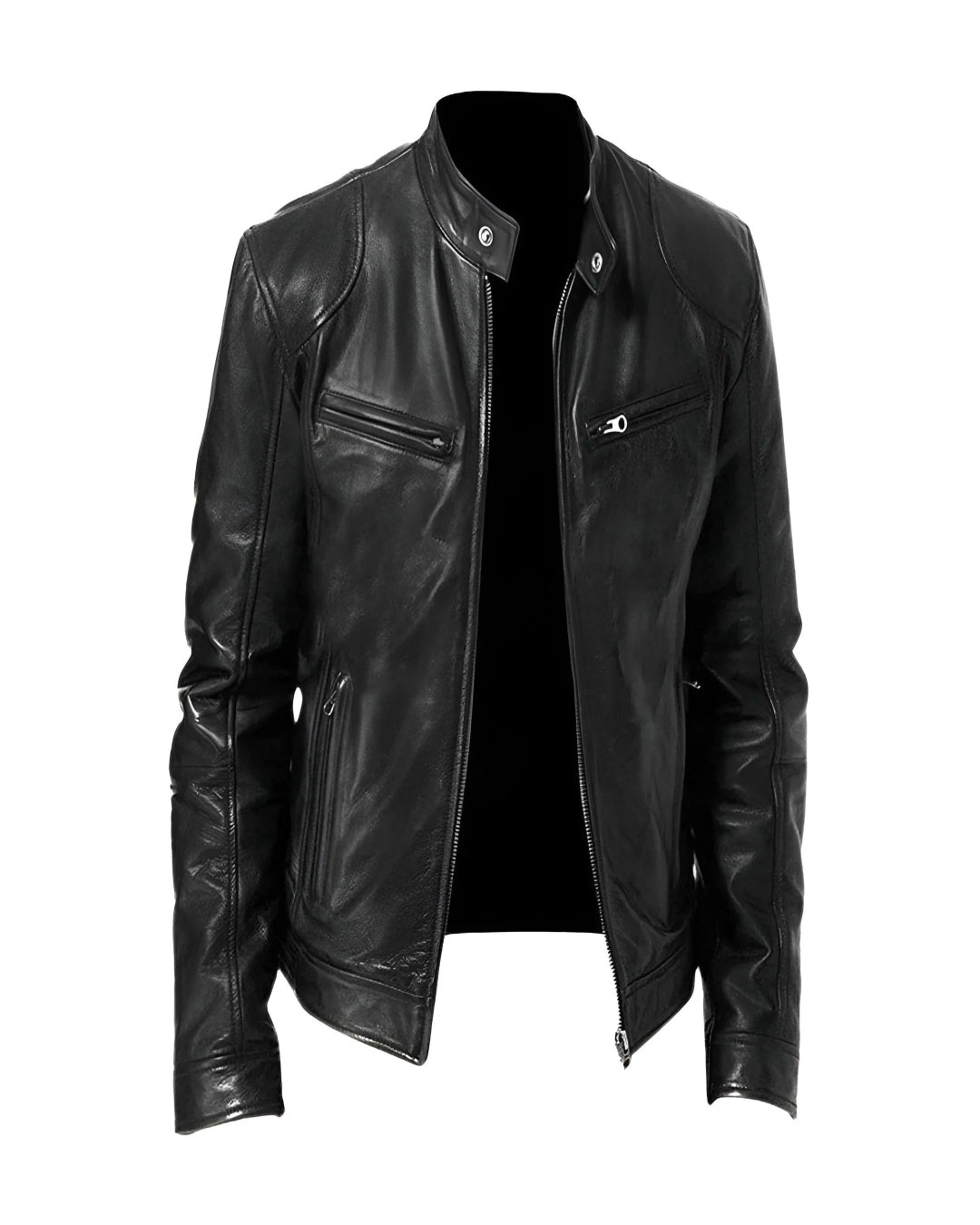 Sony| Chaqueta De Cuero Estilo Moderno