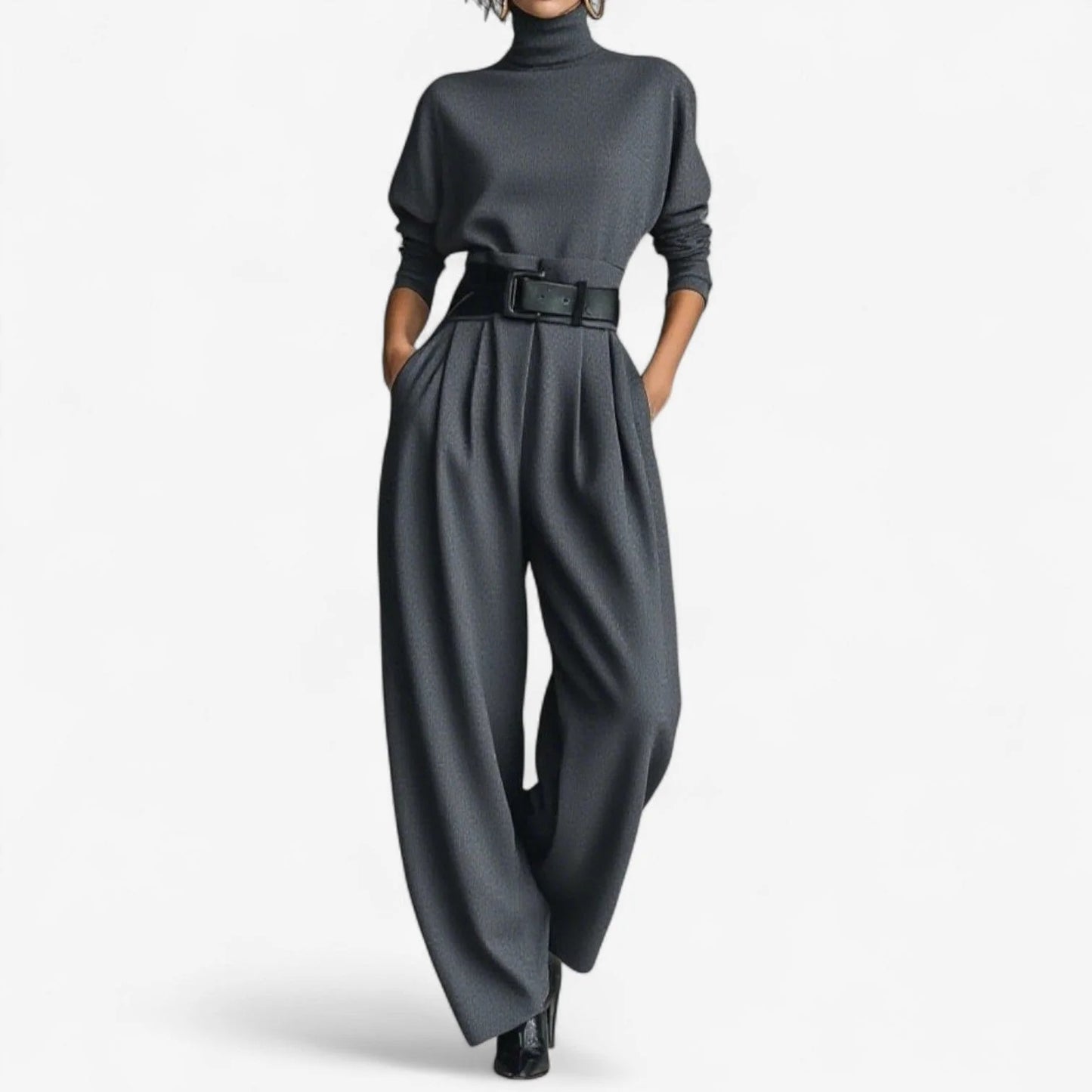 Criss| Mono Elegante Con Cuello Alto