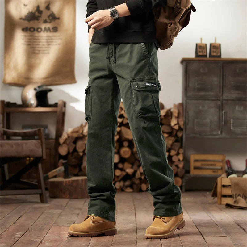 Pantalón Cargo Multi-Bolsillos Premium