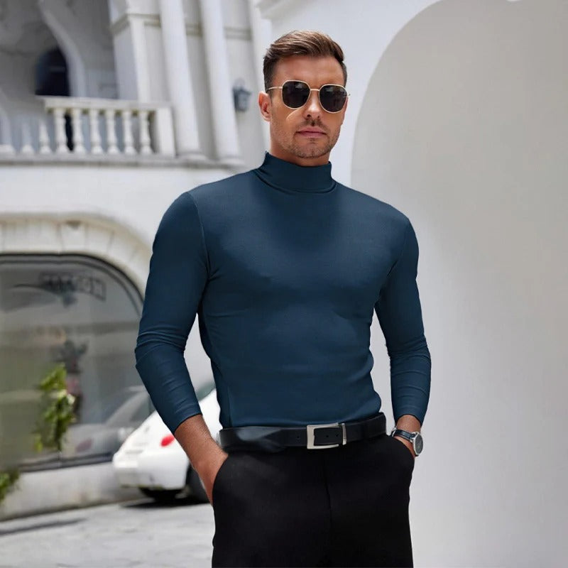Pirlo| Camiseta Manga Larga Con Cuello Alto