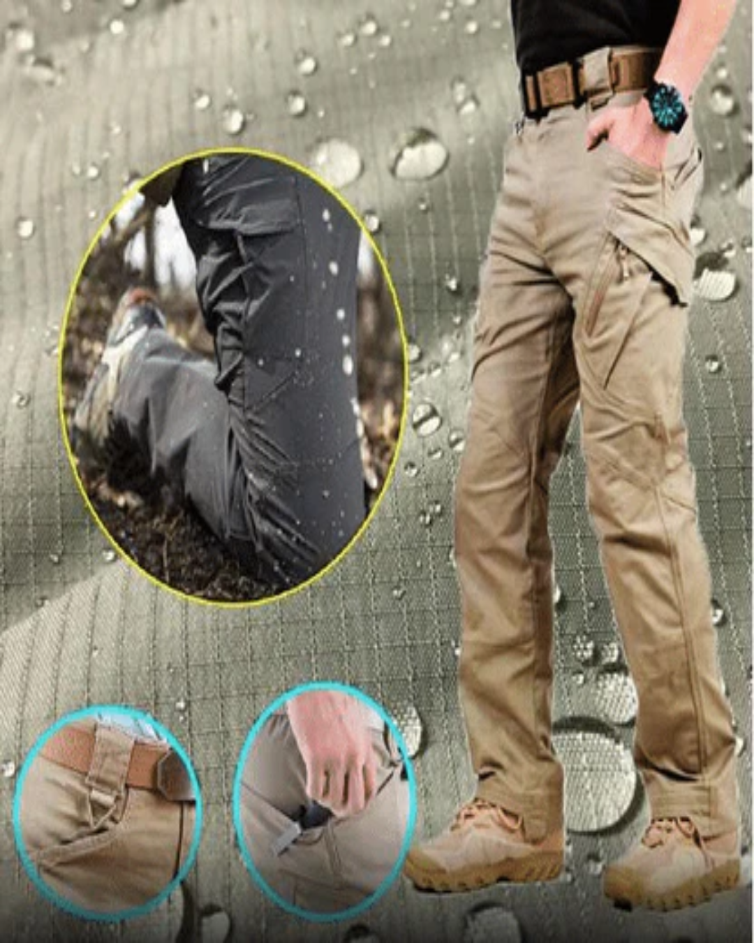 John| Pantalones impermeables para hombre Outdoor IX7/ IX9