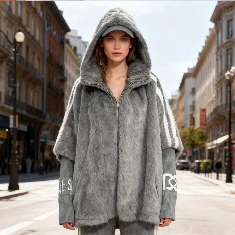 Jess| Abrigo informal para mujer con capucha y cremallera