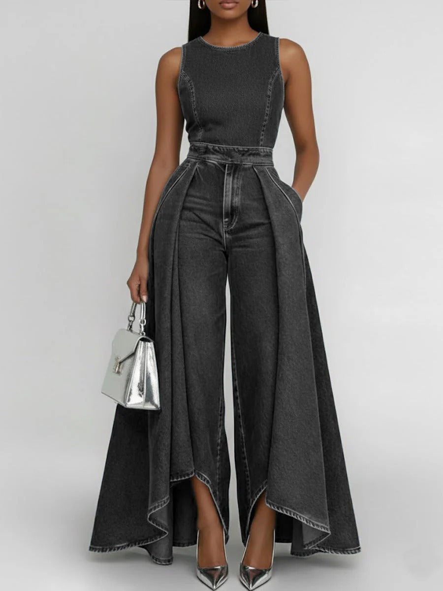 Alicia| Vestido Vaquero Elegante