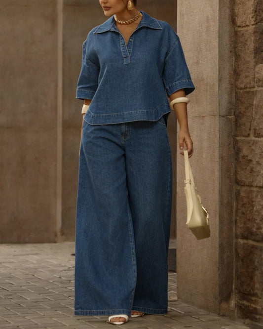 Camila| Conjunto Vaquero Elegante