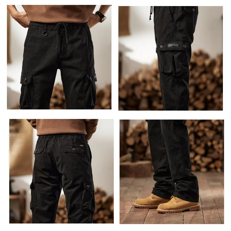 Pantalón Cargo Multi-Bolsillos Premium