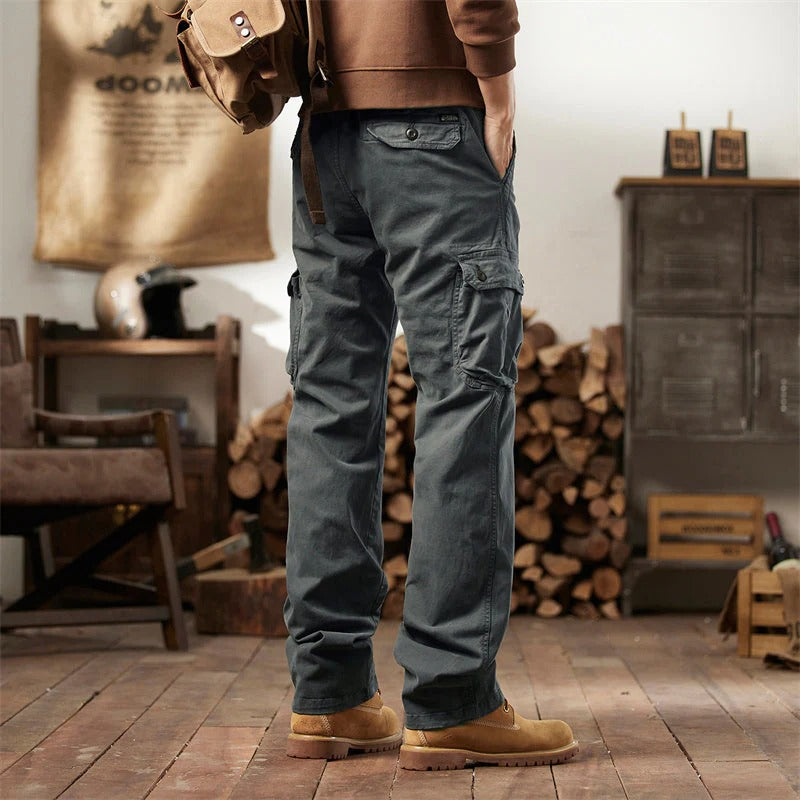 Pantalón Cargo Multi-Bolsillos Premium