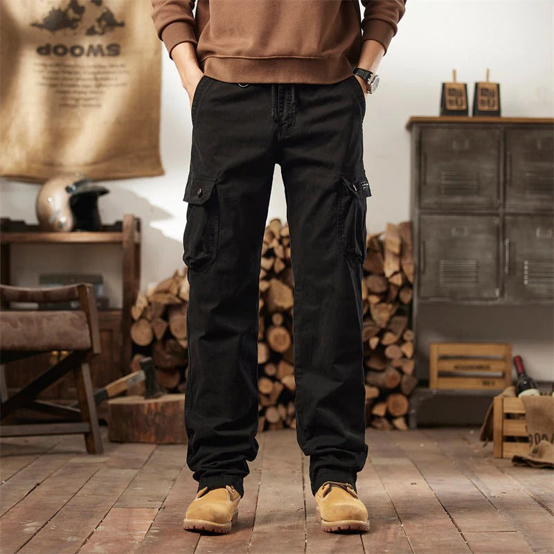 Pantalón Cargo Multi-Bolsillos Premium