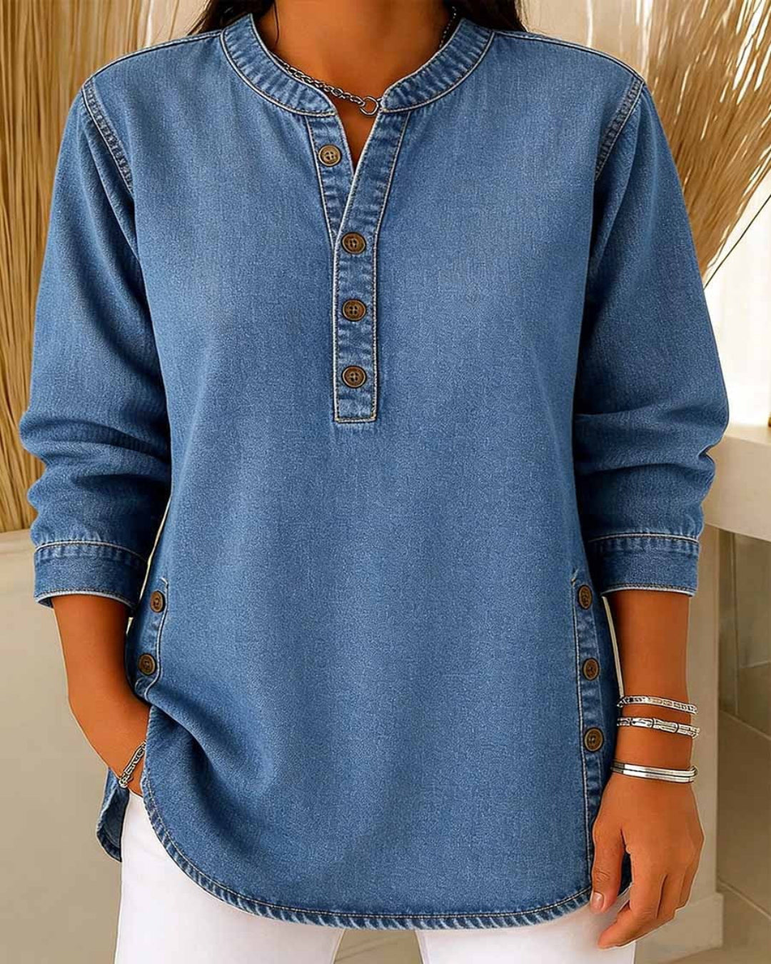 Mika| Camisa vaquera informal suave