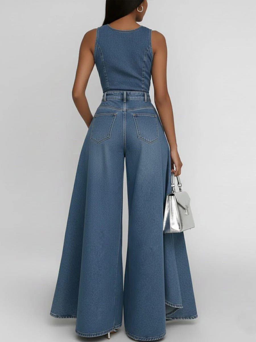 Alicia| Vestido Vaquero Elegante