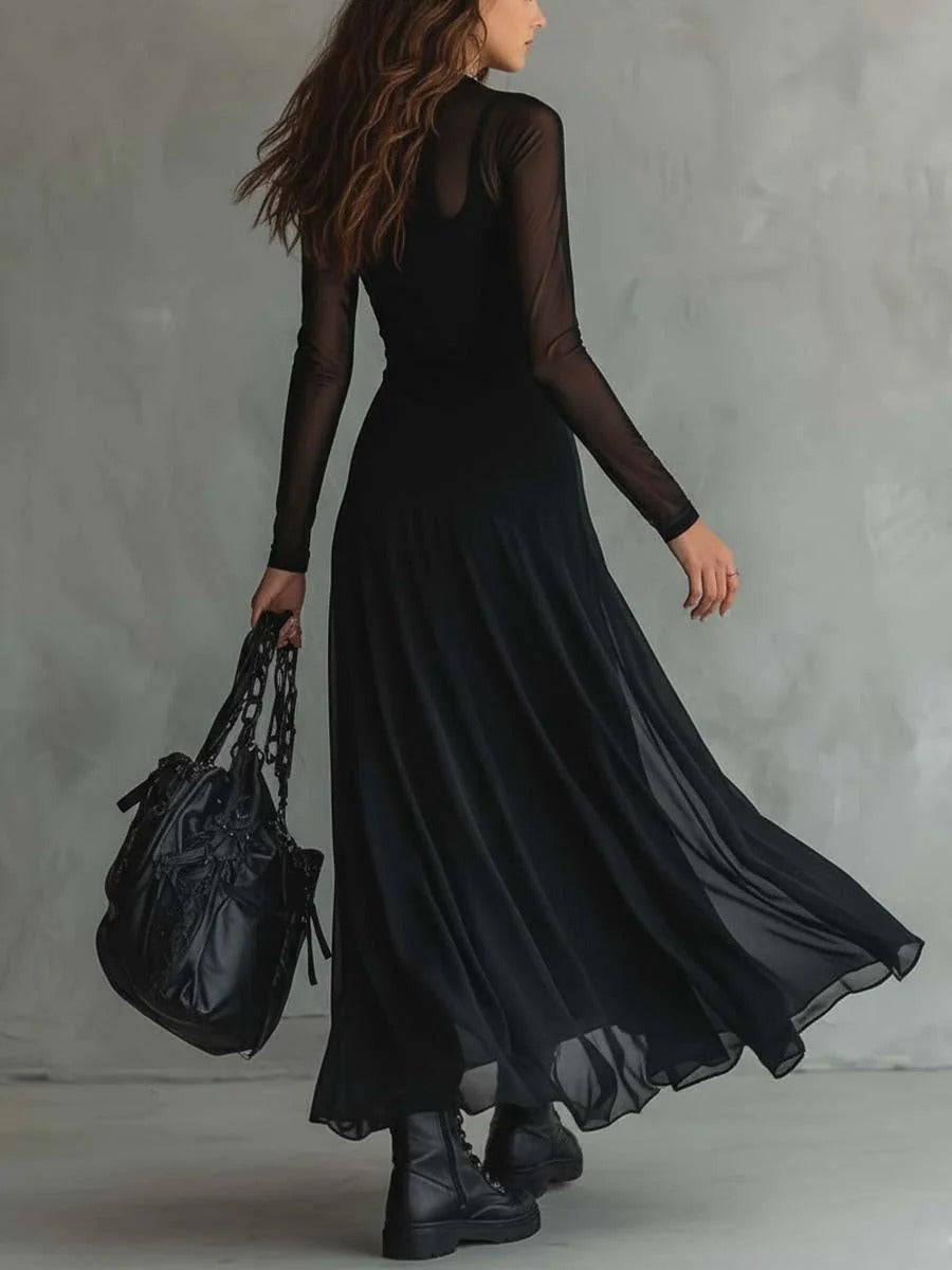 Noa| Vestido Camy Negro