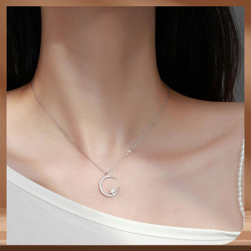 Marsh| Collar De Luna Y Estrella Brillante