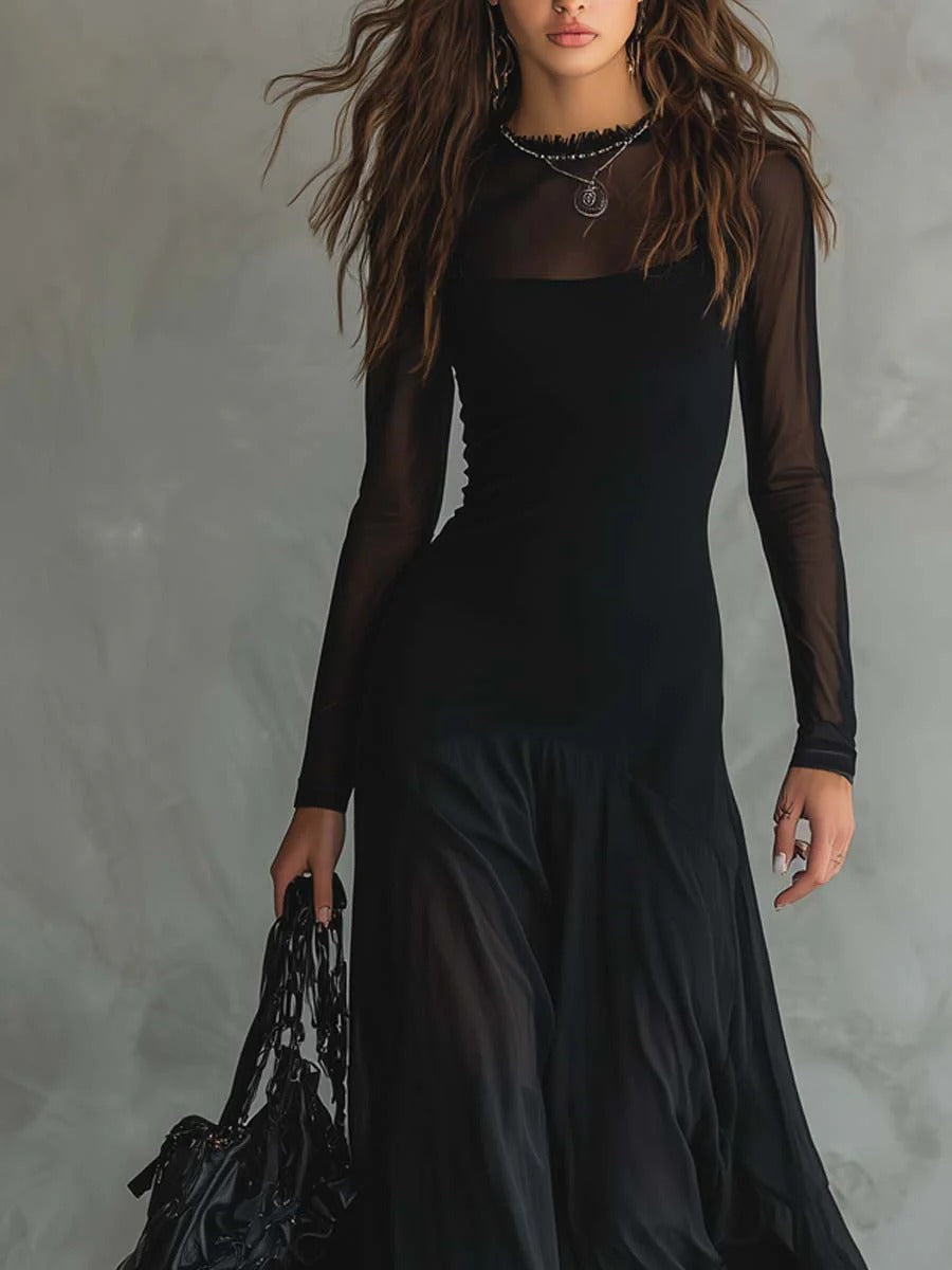 Noa| Vestido Camy Negro