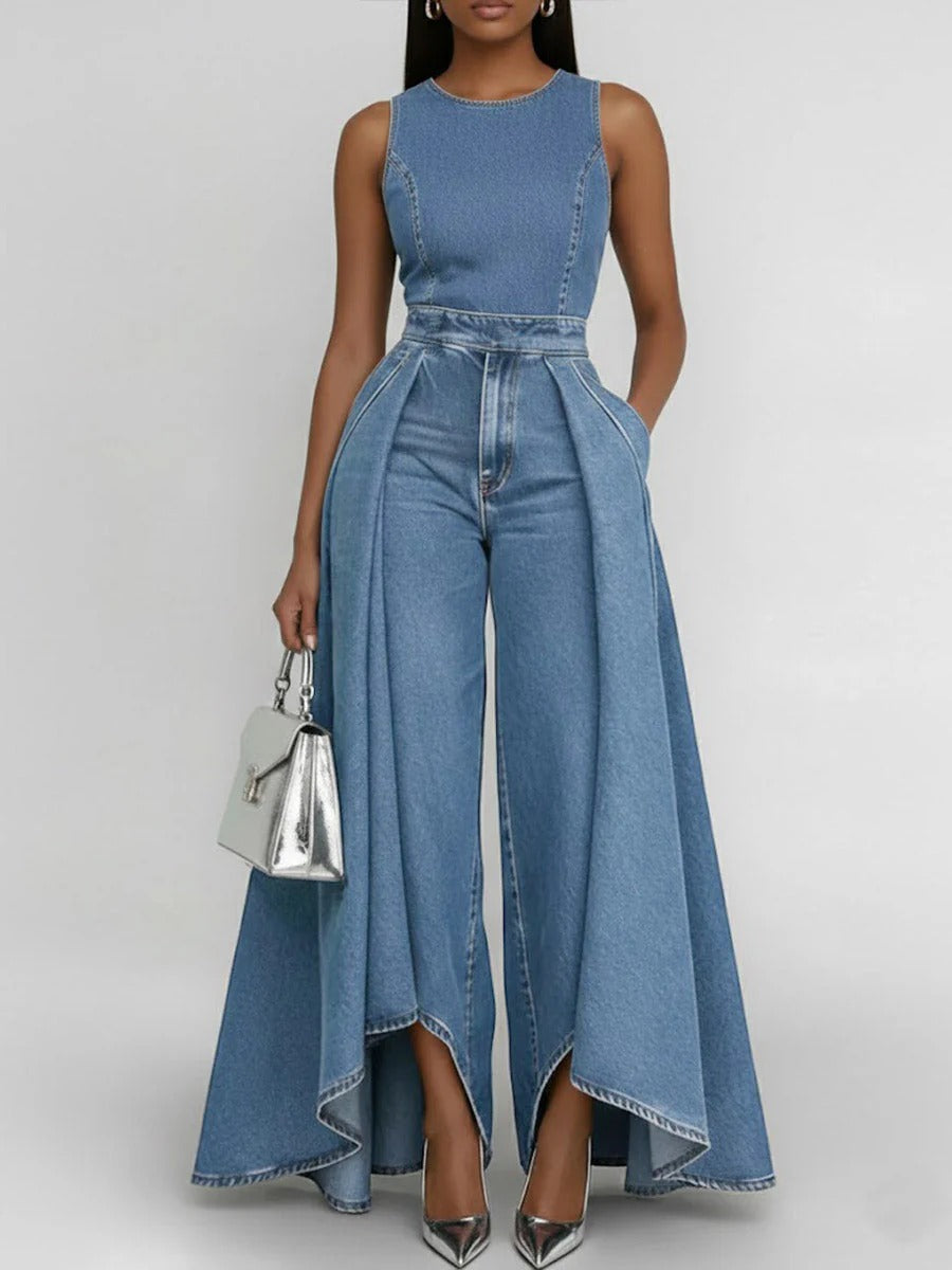 Alicia| Vestido Vaquero Elegante